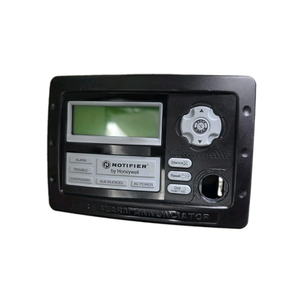NOTIFIER ANN-80 LCD ANNUNCIATOR BLACK No Lock WORKING Control Panel
